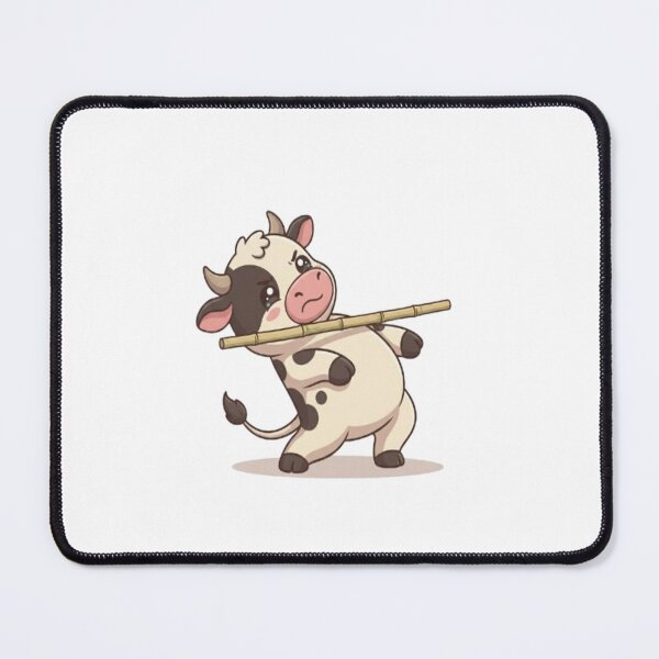 Item preview, Cute Cow Balancing Bamboo Stick designed and sold by Ella_Sketch.