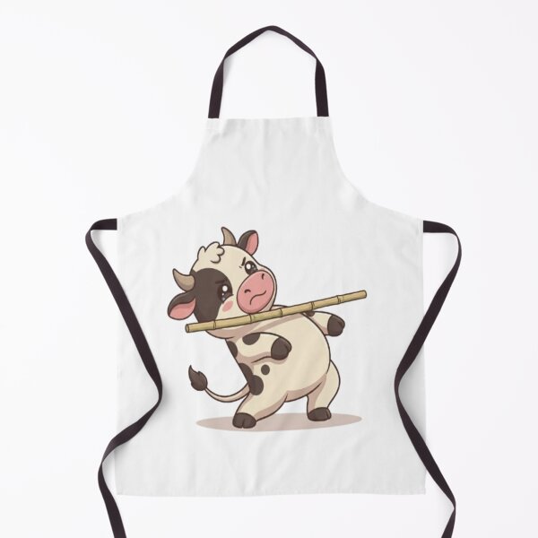 Item preview, Cute Cow Balancing Bamboo Stick designed and sold by Ella_Sketch.