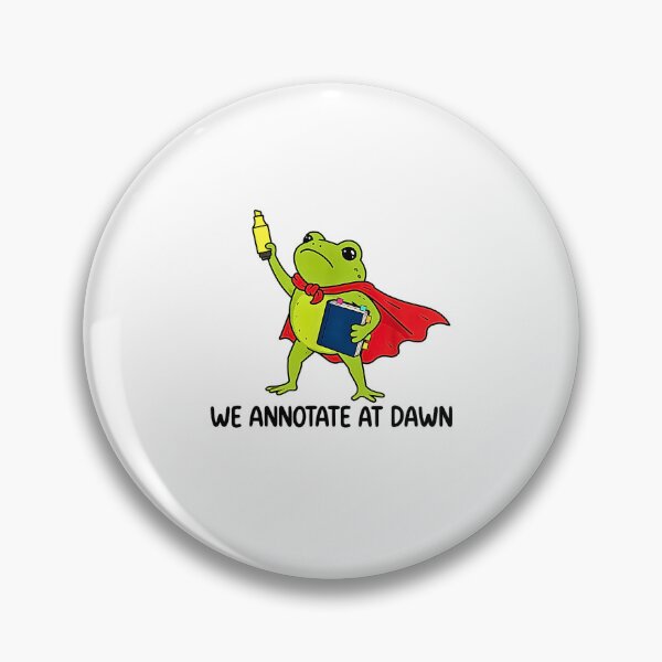 Item preview, We Annotate At Dawn Funny Frog English Teacher Reader designed and sold by Byhergawaa.