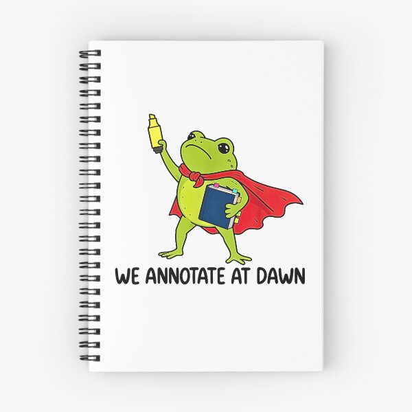 Item preview, We Annotate At Dawn Funny Frog English Teacher Reader designed and sold by Byhergawaa.