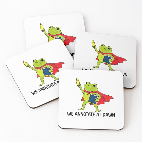 Item preview, We Annotate At Dawn Funny Frog English Teacher Reader designed and sold by Byhergawaa.