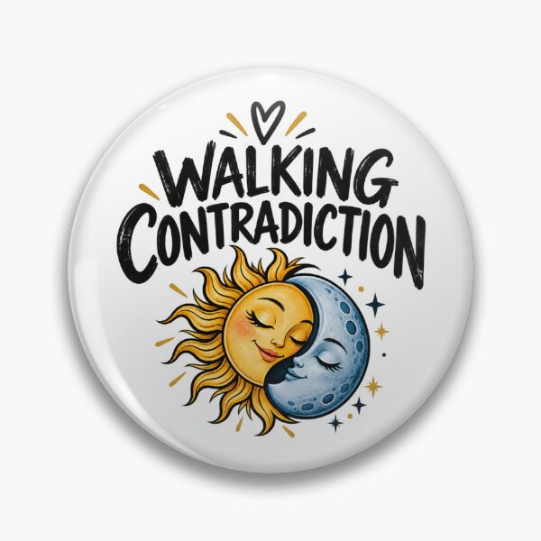Item preview, Walking Contradiction – Sun and Moon Duality Design designed and sold by 11-Designs.
