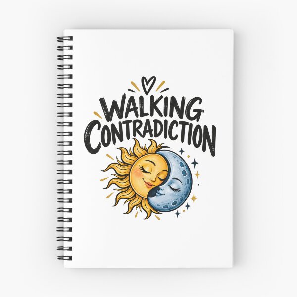 Item preview, Walking Contradiction – Sun and Moon Duality Design designed and sold by 11-Designs.