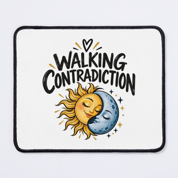 Item preview, Walking Contradiction – Sun and Moon Duality Design designed and sold by 11-Designs.