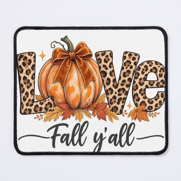 Item preview, Love Fall Y'All Leopard Print Fall Thanksgiving Pumpkin designed and sold by VGAfanatic.