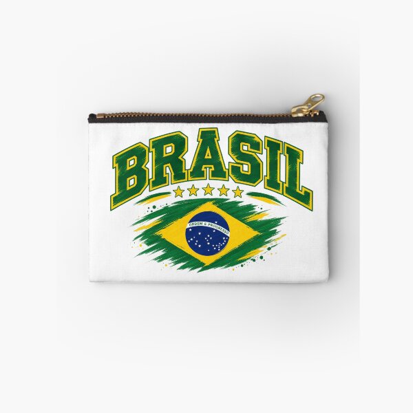 Item preview, Vintage Brazilian Flag Graphic  Brazil Pride Brasil Brush Style  designed and sold by JrNergal.