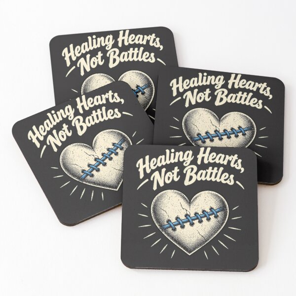 Item preview, Healing Hearts, Not Battles – Compassionate Quote Design designed and sold by RokomariFabric.