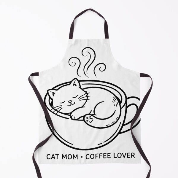Item preview, Fueled by Cats and Coffee Cute Chubby Cat in Mug Cat Mom T-Shirt designed and sold by ismai6.