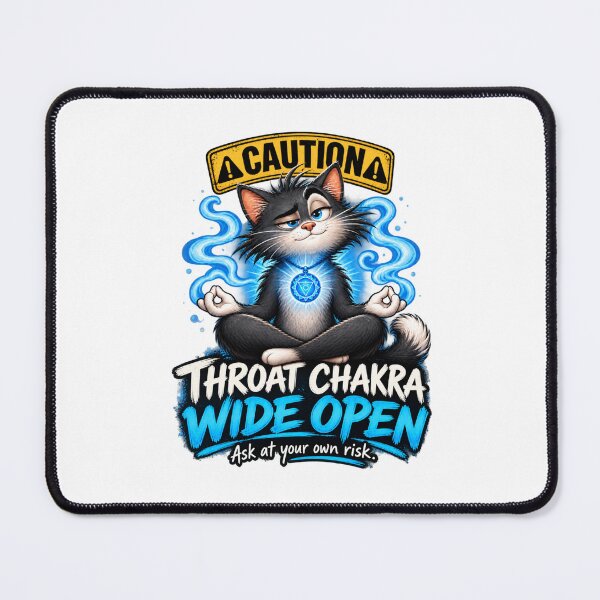 Item preview, Throat Chakra Wide Open – Caution, Ask at Your Own Risk designed and sold by 11-Designs.