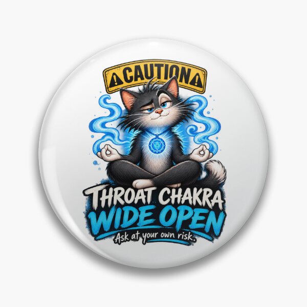 Item preview, Throat Chakra Wide Open – Caution, Ask at Your Own Risk designed and sold by 11-Designs.