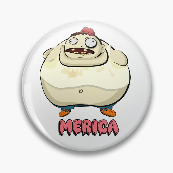 Item preview, Merica Funny Cartoon Zombie Guy designed and sold by SaltyEyeball.