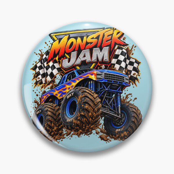 Item preview, Monster Truck Mayhem - extreme racing and mud monster Truck design designed and sold by Zellija.