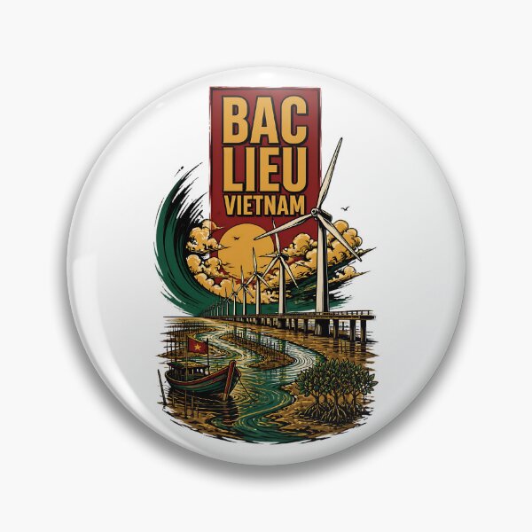 Item preview, Bac Lieu Vietnam Vintage Travel Tourism designed and sold by TravelersGems.