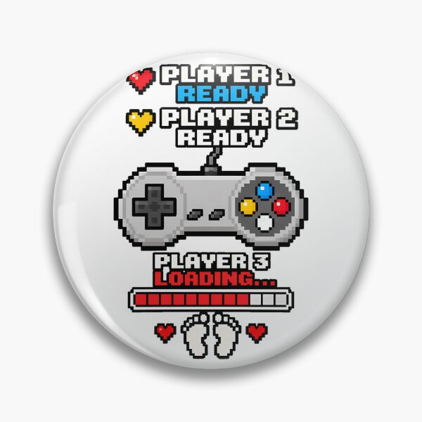 Item preview, Gamer Baby Loading Screen Reveal Expecting Parents designed and sold by nortowelcomics.