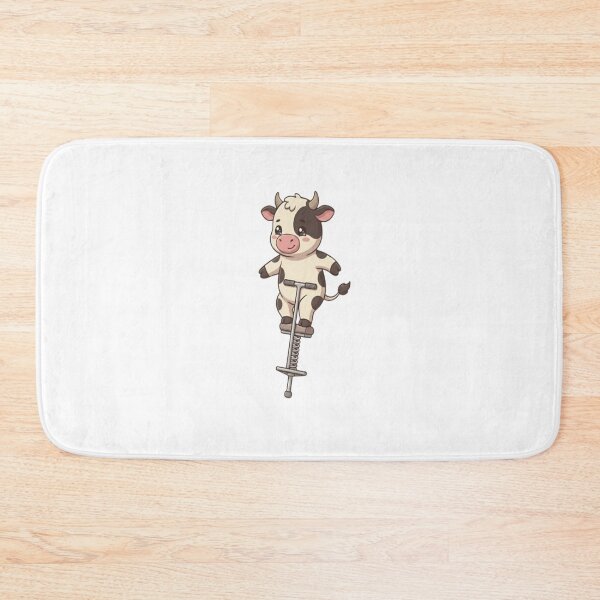 Item preview, Cute Cow Pogo Stick Jumping designed and sold by Ella_Sketch.