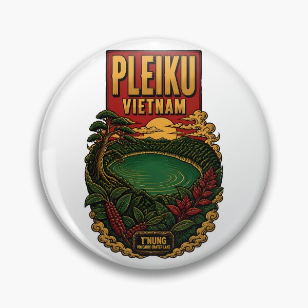 Item preview, Pleiku Vietnam Vintage Travel Tourism designed and sold by TravelersGems.
