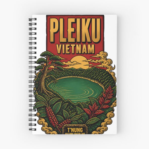 Item preview, Pleiku Vietnam Vintage Travel Tourism designed and sold by TravelersGems.