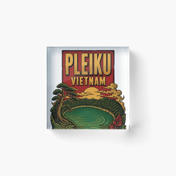 Item preview, Pleiku Vietnam Vintage Travel Tourism designed and sold by TravelersGems.