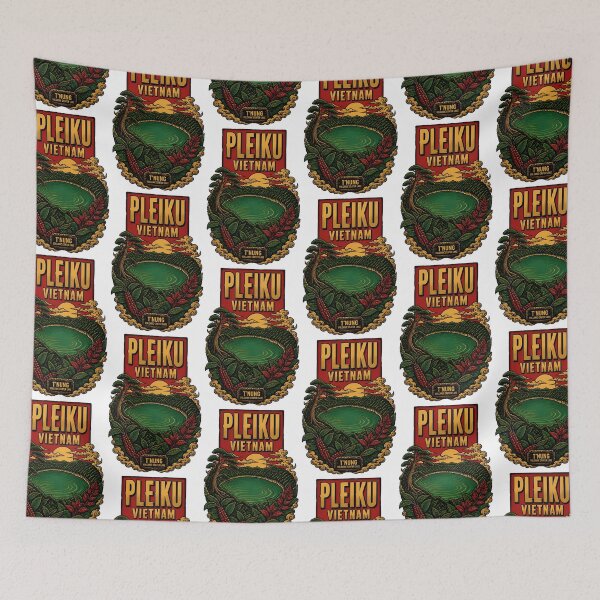 Item preview, Pleiku Vietnam Vintage Travel Tourism designed and sold by TravelersGems.