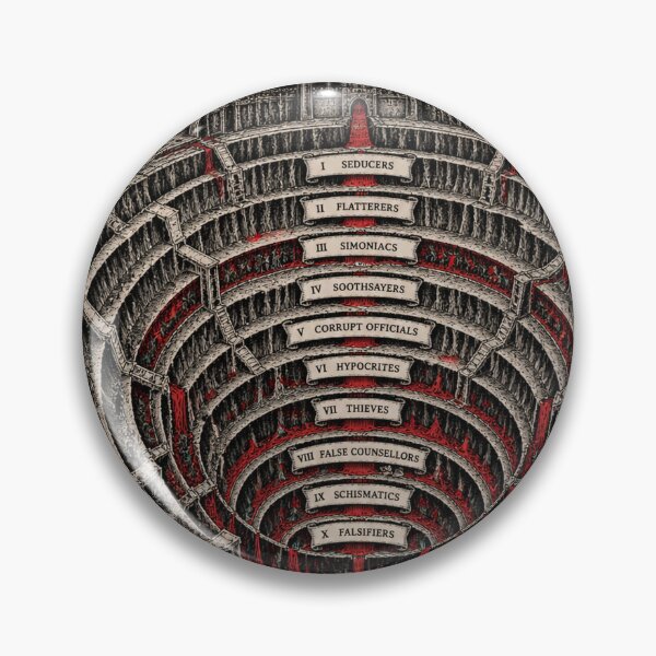 Item preview, Malebolge — The Ten Pits of Fraud designed and sold by Cohaagens Bazaar.
