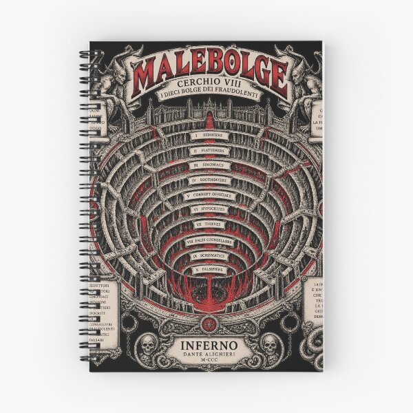 Item preview, Malebolge — The Ten Pits of Fraud designed and sold by Cohaagens Bazaar.