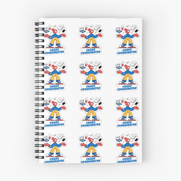 Item preview, Chaos Coordinator Funny Sticker designed and sold by Orillia.