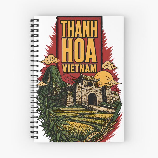 Item preview, Thanh Hoa Vietnam Vintage Travel Tourism designed and sold by TravelersGems.