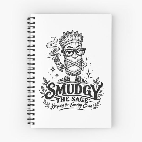 Item preview, Smudgy the Sage™ – Keeping the Energy Clean designed and sold by 11-Designs.