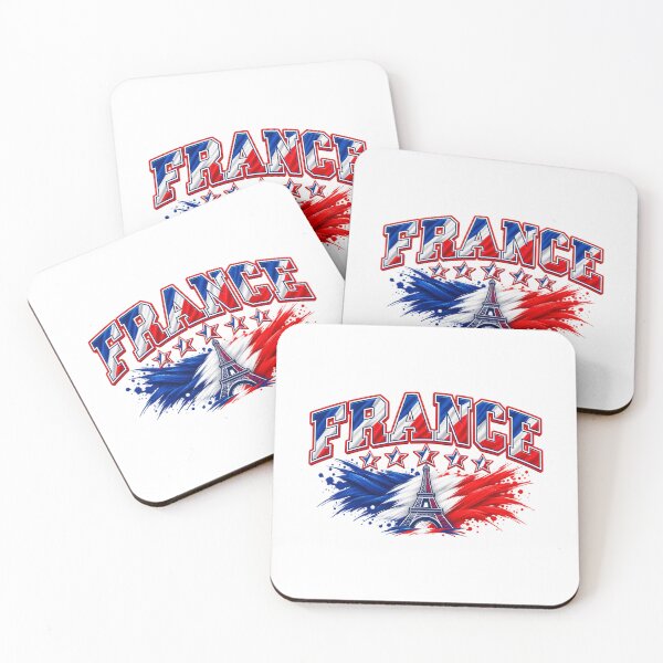 Item preview, France Eiffel Tower Patriotic Vintage French Flag Design designed and sold by JrNergal.