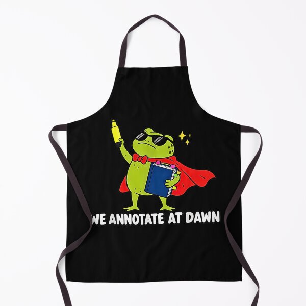 Item preview, We Annotate At Dawn Funny Frog English Teacher Reader designed and sold by Byhergawaa.