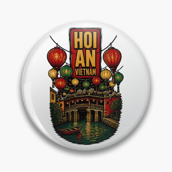 Item preview, Hoi An Vietnam Vintage Travel Tourism designed and sold by TravelersGems.