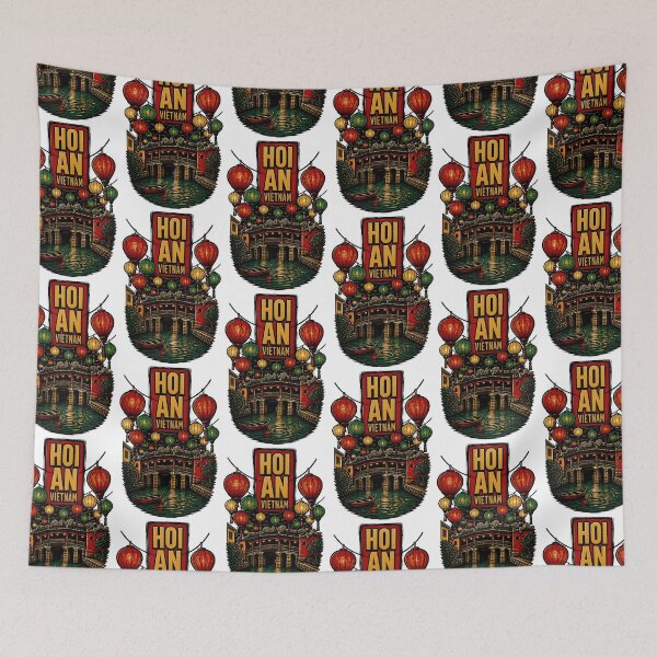 Item preview, Hoi An Vietnam Vintage Travel Tourism designed and sold by TravelersGems.