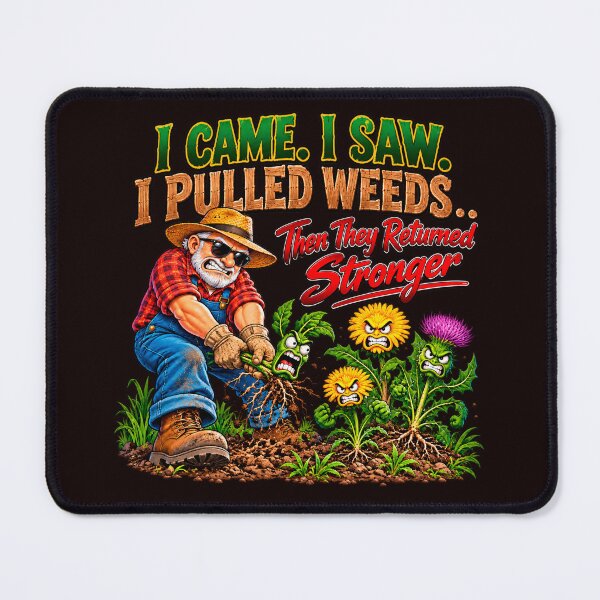 Item preview, I Came I Saw I Pulled Weeds Funny Gardening Shirt designed and sold by TZehrfeldPhotos.