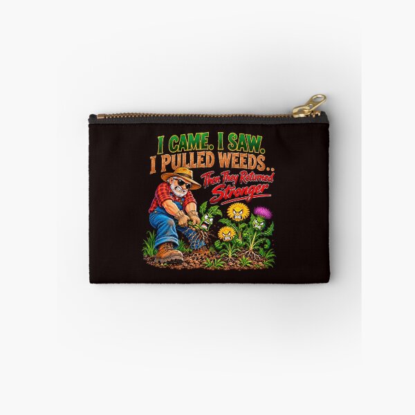 Item preview, I Came I Saw I Pulled Weeds Funny Gardening Shirt designed and sold by TZehrfeldPhotos.