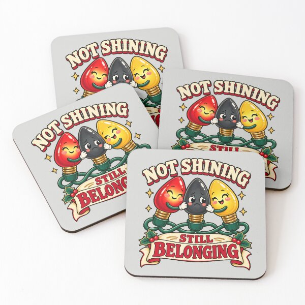Item preview, Not Shining Still Belonging Christmas Light Friends designed and sold by  MAD's Recreation Studio.