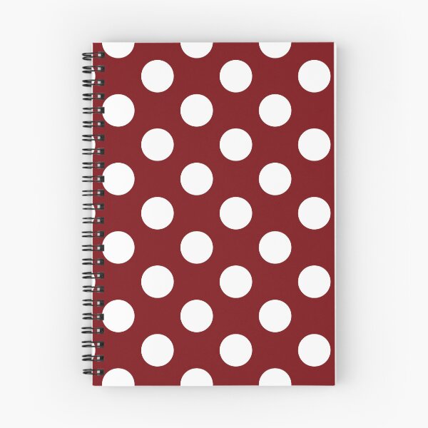 Item preview, Large white polka dots on Cherry red designed and sold by Nolan6.