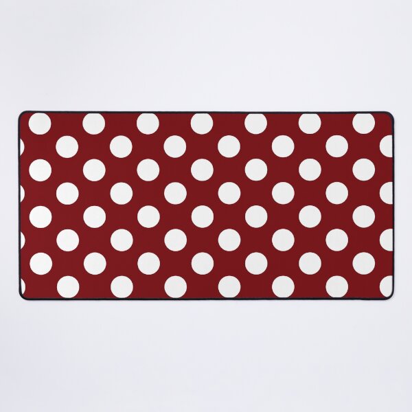 Item preview, Large white polka dots on Cherry red designed and sold by Nolan6.