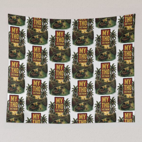 Item preview, My Tho Vietnam Vintage Travel Tourism designed and sold by TravelersGems.