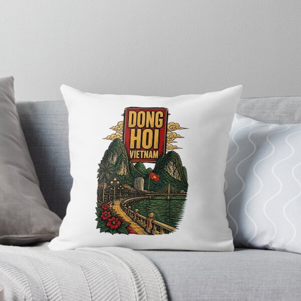 Item preview, Dong Hoi Vietnam Vintage Travel Tourism designed and sold by TravelersGems.