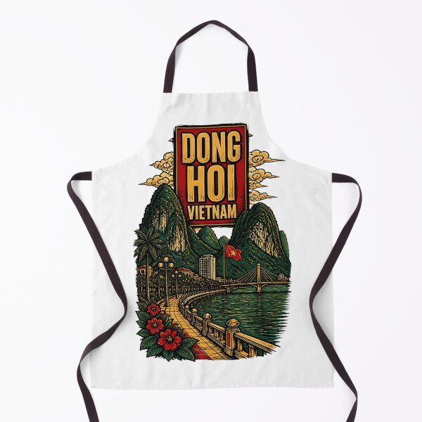 Item preview, Dong Hoi Vietnam Vintage Travel Tourism designed and sold by TravelersGems.