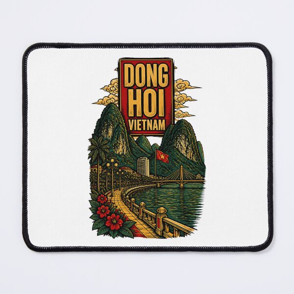 Item preview, Dong Hoi Vietnam Vintage Travel Tourism designed and sold by TravelersGems.