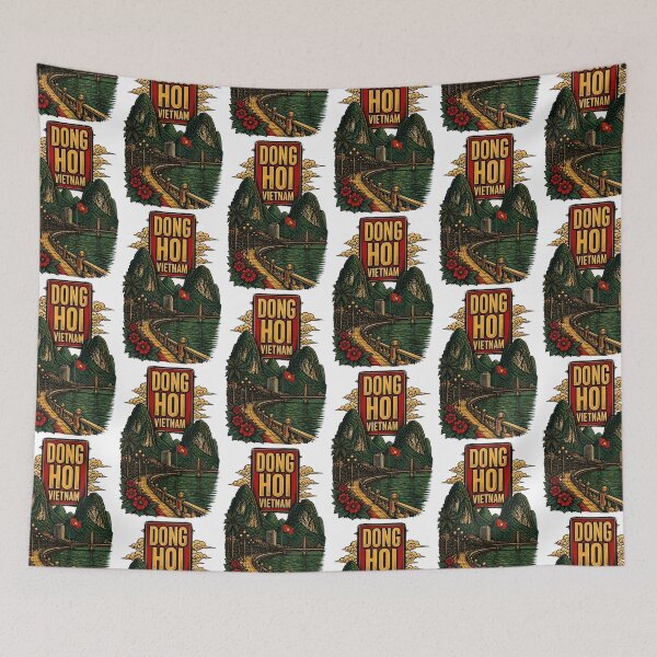 Item preview, Dong Hoi Vietnam Vintage Travel Tourism designed and sold by TravelersGems.