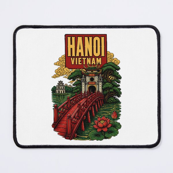 Item preview, Hanoi Vietnam Vintage Travel Tourism designed and sold by TravelersGems.
