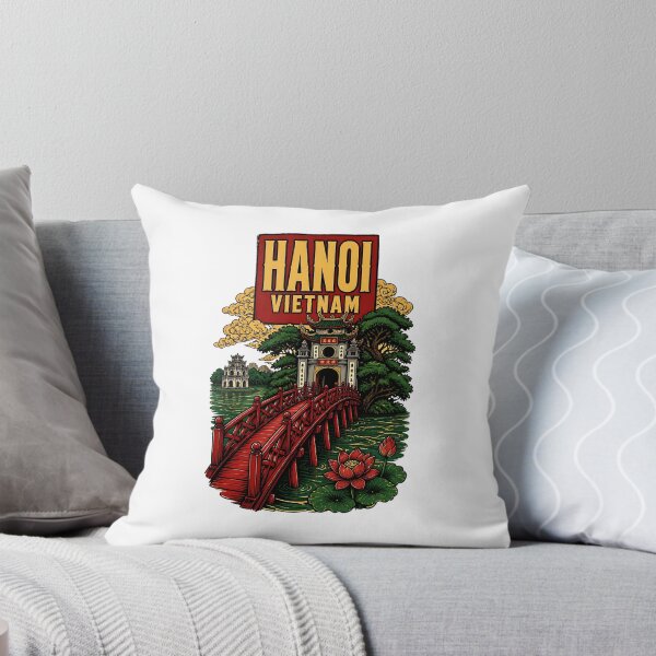 Item preview, Hanoi Vietnam Vintage Travel Tourism designed and sold by TravelersGems.