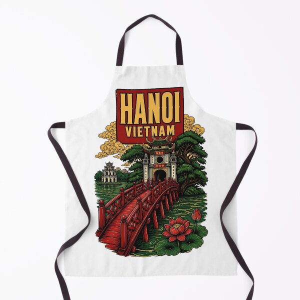Item preview, Hanoi Vietnam Vintage Travel Tourism designed and sold by TravelersGems.