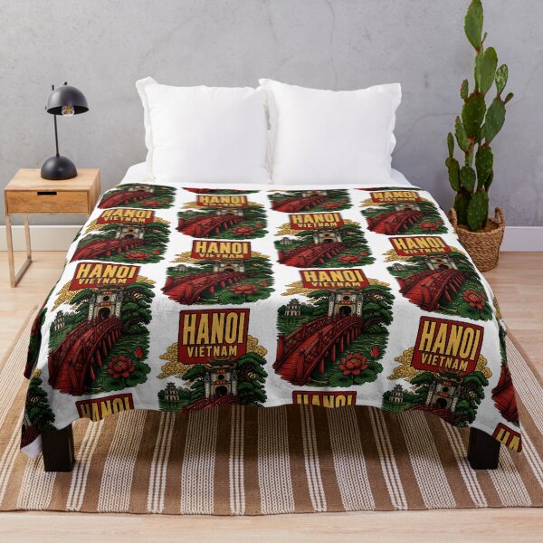 Item preview, Hanoi Vietnam Vintage Travel Tourism designed and sold by TravelersGems.