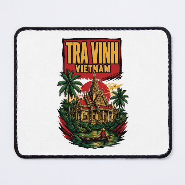 Item preview, Tra Vinh Vietnam Vintage Travel Tourism designed and sold by TravelersGems.