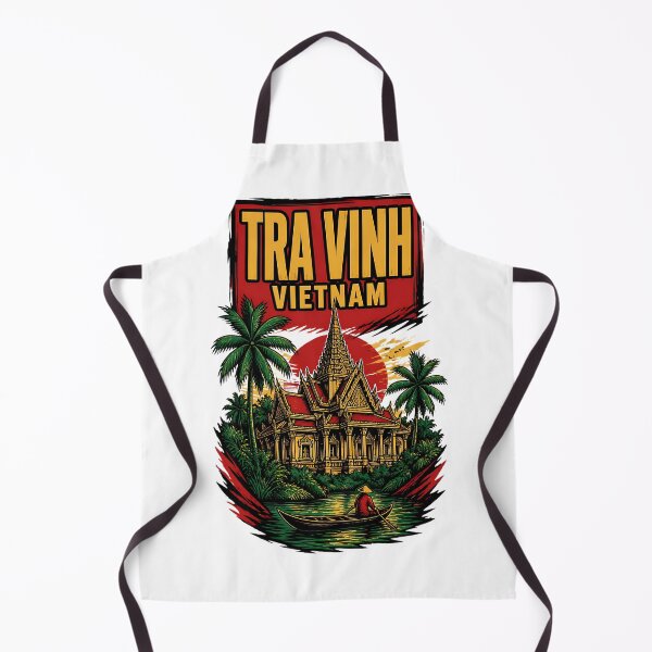 Item preview, Tra Vinh Vietnam Vintage Travel Tourism designed and sold by TravelersGems.