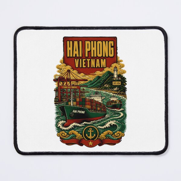 Item preview, Hai Phong Vietnam Vintage Travel Tourism designed and sold by TravelersGems.