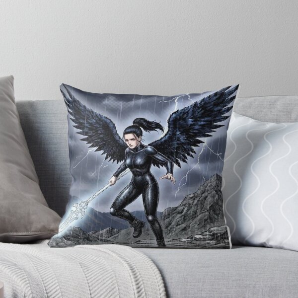 Item preview, Fallen Angel Warrior - Dark Fantasy Manga Art designed and sold by Goth Pets .